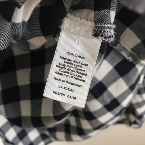 Talbots | CLASSIC COTTON GINGHAM SHIRT - Picture 5 of 7